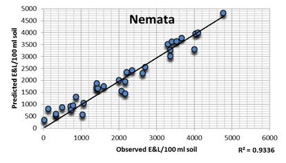 Populationsschätzung durch Allgemeines lineares Modellieren anhand der Sortendaten Nemata