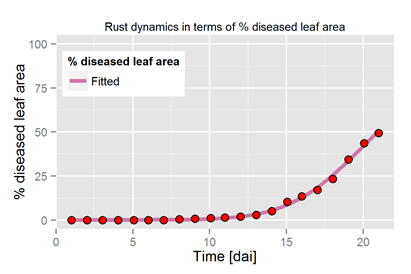 Rost Dynamik an der Zuckerrübe